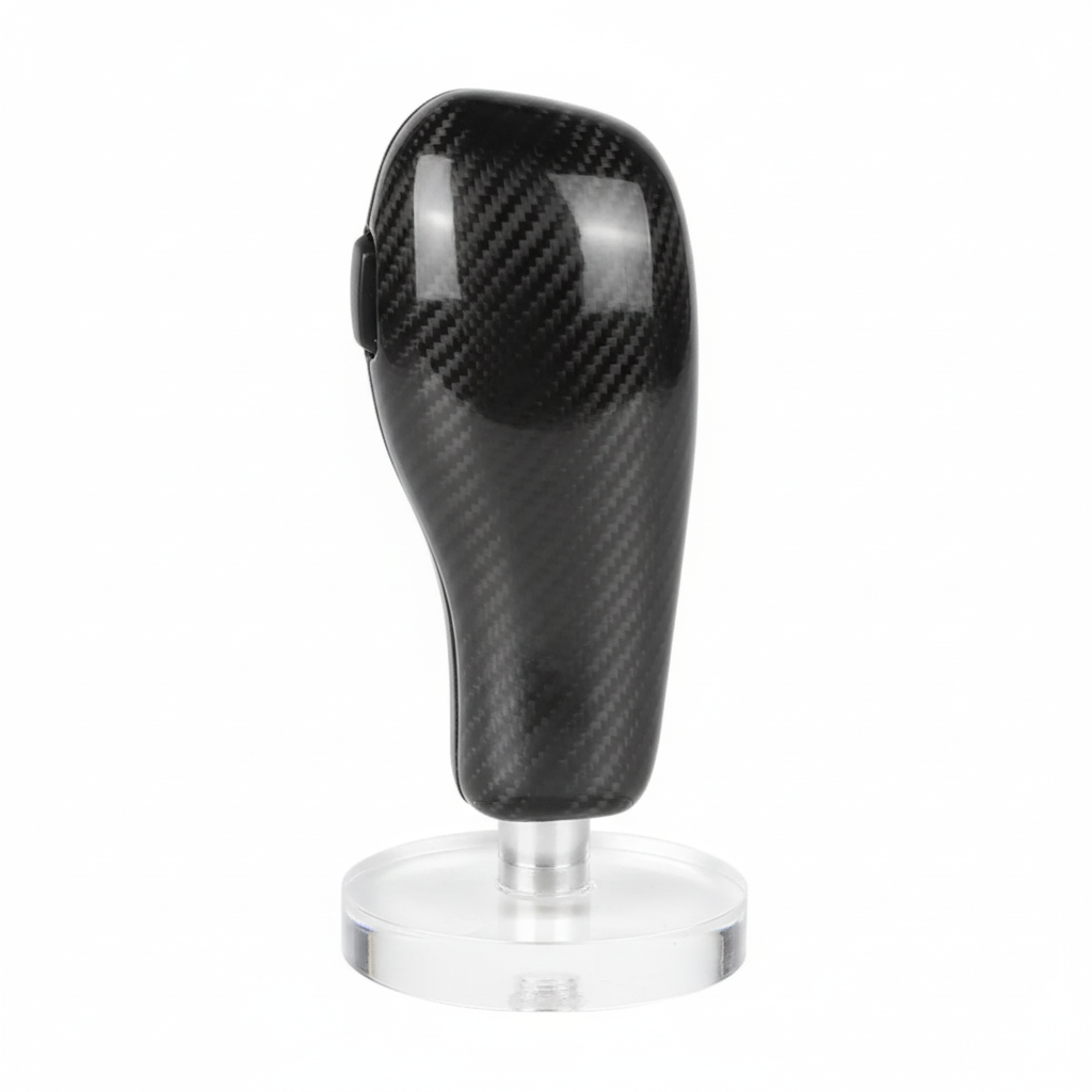 Black carbon fiber gear shift knob