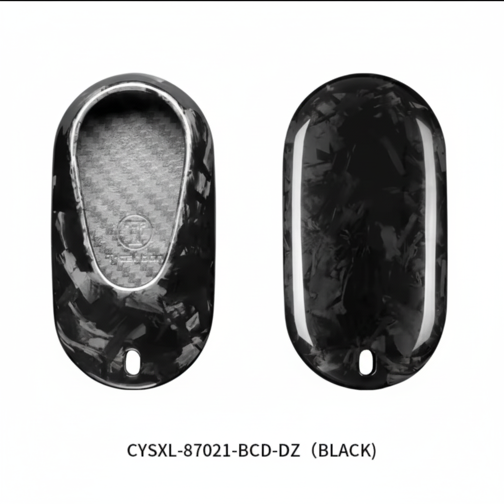 Glossy black key cover