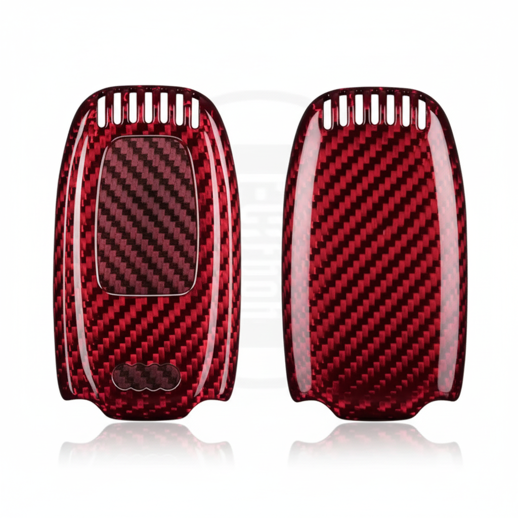 Red Audi key cover