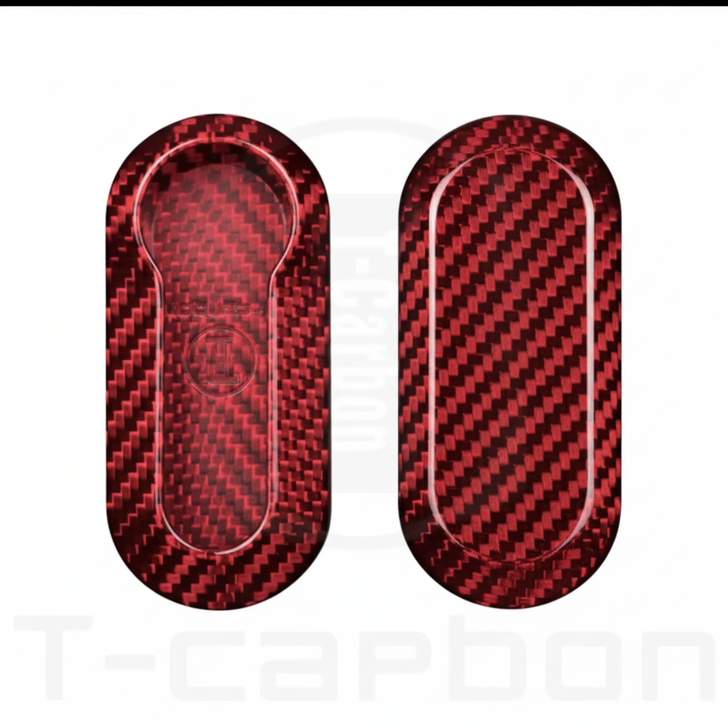 Red Fiat key cover