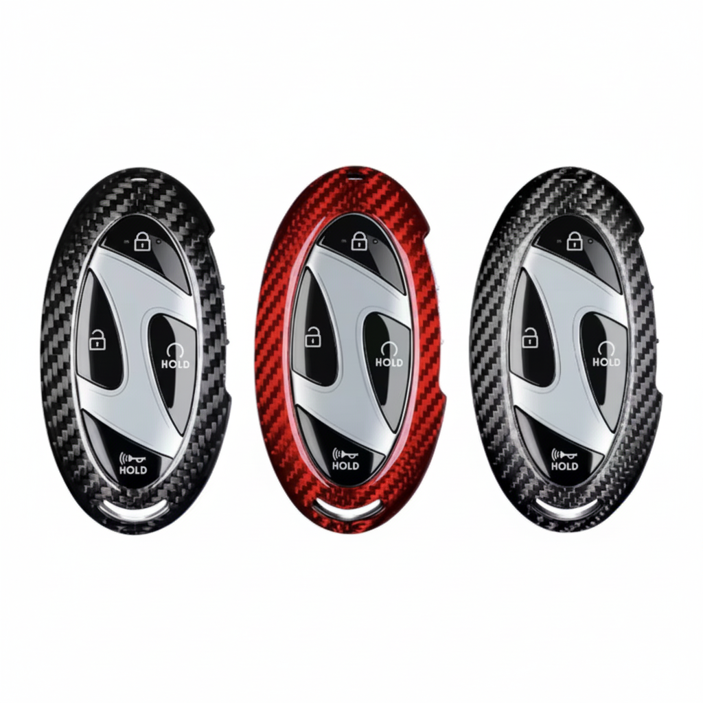 Three Hyundai key covers